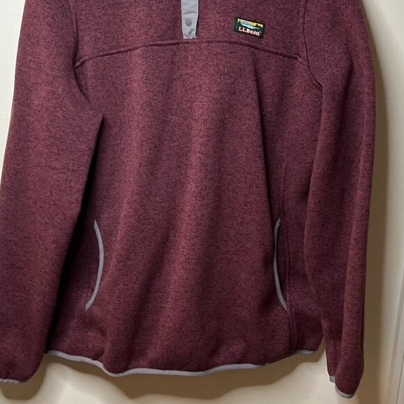 L.L.Bean Women's' Bean's Classic Fleece Pullover Size L - Picture 2 of 8